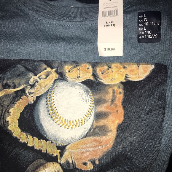 🔥GAP KIDS BASEBALL THEME T-SHIRT. NWT. - Picture 2 of 2